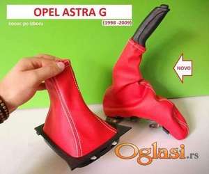 OPEL ASTRA G kožica menjača i ručne (1998 - 2009) KOMPLET